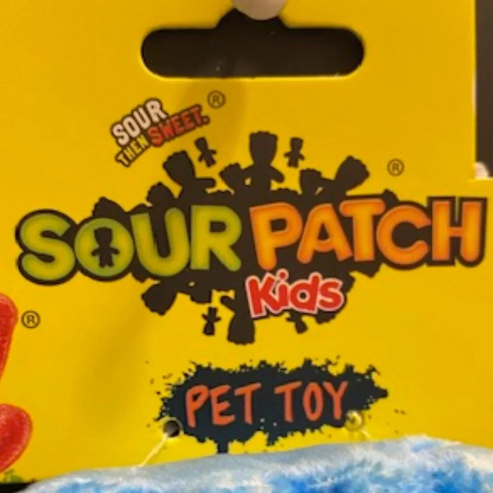 Blue Sour Patch Kid Cat Plush Toy 1ct